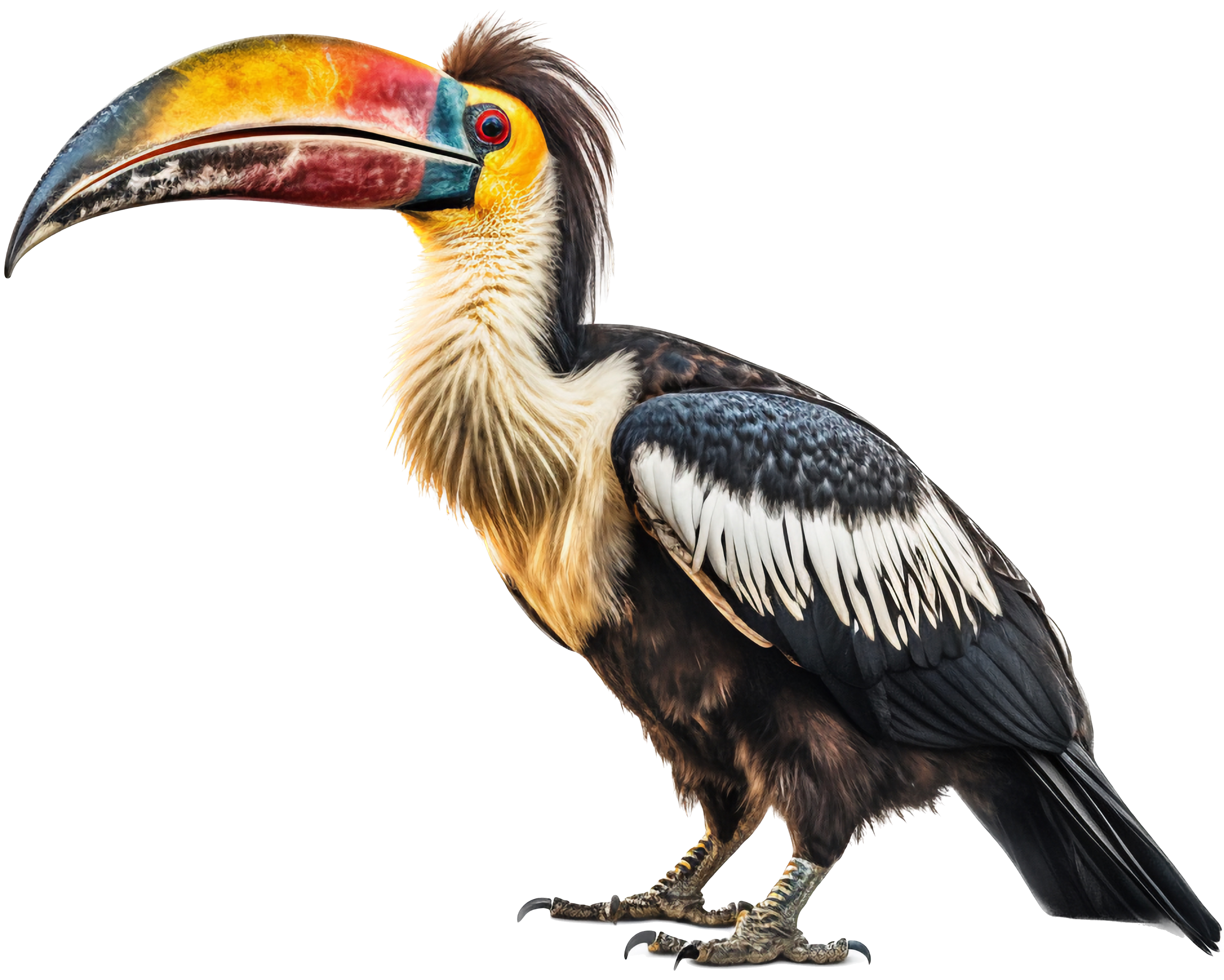 Hornbill side profile